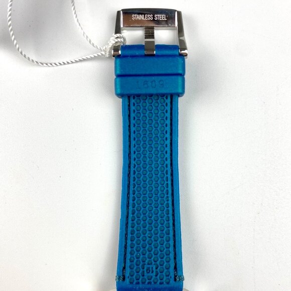 Movado 3600715 Bold Women Silver Dial Green Silicon Strap Swiss Watch, 38mm - Picture 4 of 8